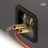 KabelDirekt Banana Plugs 5 Pairs for Speaker Wire AWG 10-16 with Gold Plated Fixing Screws