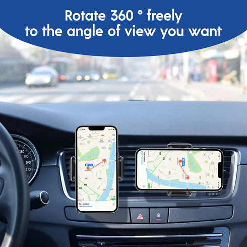 Universal Cellphone Car Holder, Air Vent Outlet CD Slot Clip for Mobile Phone Stand, ABS Mount Support