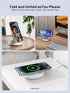 PowerLot Wireless Charger, 15W Fast Qi2-Certified Charging Station for iPhone 16/15/14/13/12, 20W PD Charger