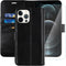 MONASAY Wallet Case for iPhone 11 Pro, Flip Folio Leather Cover with Credit Card Holder, Black