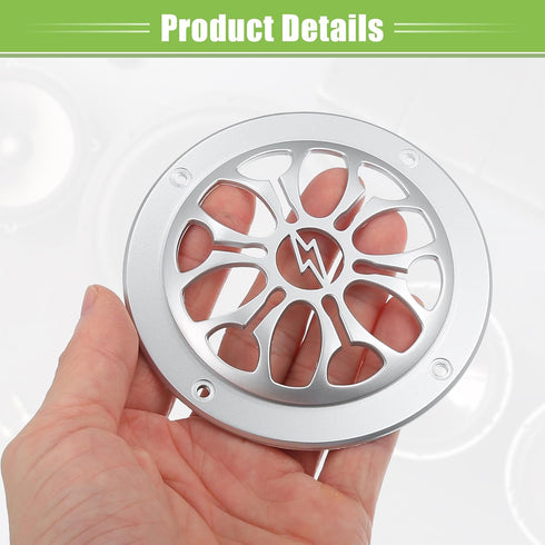 ACROPIX 3" Car Speaker Grills Cover | Round Audio Speaker Subwoofer Guard Protector (Pack of 4)