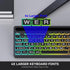 MARVO Large Print Backlit Keyboard, WK712 Wired Computer Keyboard with 7 Colors & 11 Modes for Windows, Mac