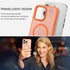 BENTOBEN iPhone 14 Pro Case - Slim Fit Shockproof, Translucent Matte, Magsafe Compatible, Orange, for 6.1" iPhone 14