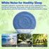 Generic 5.4 (Pink,1pcs) Portable Bluetooth Under Pillow Speaker, Mini Bluetooth Pillow Speaker Sleeping, with White