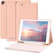 iPad 9th Gen 2021 Case with Keyboard, Detachable Wireless Bluetooth Keyboard with Pencil Holder for iPad 10.2