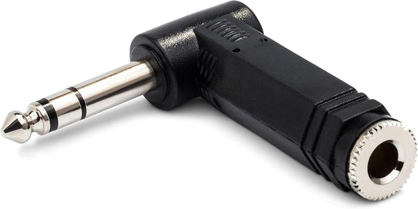 Hosa GPP-273 1/4" TRS to 1/4" TRS Right Angle Adaptor