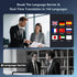 ZIDOXING 164 80H AI Translation Earbuds Real Time Languages Playtime Translator Ear Buds Audifonos Traductores Ingls
