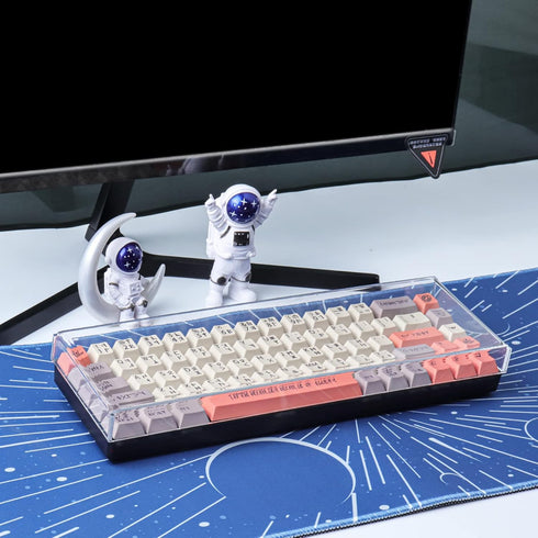 Hyekit Premium Acrylic Keyboard Clear Cover Protector, Mechanical Keyboard Dust Cove for Keychron K6/Nj68/FL680