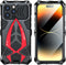 For iPhone 14 Pro Max Case, 6.7'' Shockproof Military-Grade Heavy Duty Protection with Tempered Glass Protector