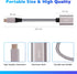 USB-C to USB 3.1 Adapter (2 Pack), Nylon Braided Type-C OTG Cable USB C Male to USB A 3.0 Female Connector for iPhone