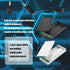 WikoNasc 18650 Set Rechargeable Battery Banks Modulars Build Fast Charging Double Ports LED Monitor ABS Texture