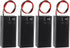 DIANN 4pcs 9V Battery Holder with ON/Off Switch 9V Battery Case with Switch