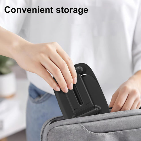 DEERLAMN 16/15/14/13/12/11 Cell Phone Stand for Desk, Height Adjustable Cell Phone Holder Portable Desktop Stand
