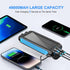 Kepswin 49800mAh Flashlight/15W Pack Solar Power Bank Portable Solar Phone Charger with LED Fast Charge USB C