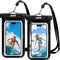 JOTO IPX8 Waterproof Phone Pouch Case - 2 Pack, Black, for iPhone 15/14/13/12/11 Pro Max, Galaxy S24/S23/S22 Ultra,