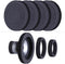 6.5" Foam Speaker Enhancer, 4PCS Self Adhesive Fast Rings, Universal High Rebound Sponge Bass Blocker Kit
