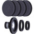 6.5" Foam Speaker Enhancer, 4PCS Self Adhesive Fast Rings, Universal High Rebound Sponge Bass Blocker Kit