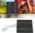 Mini USB Solar Panel Portable Polycrystalline Solar Charger for 1.2W 5V for Mobile Phone and Outdoor