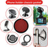 MBAIYO 4Pcs 3.15" Dashboard Pad Mounting Disk for Suction Cup Phone Mount, Round Double-Sided Pads Ultra Sticky