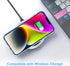 JJGoo Translucent Blue Clear Case for iPhone 14, Soft Shockproof Protective Slim Thin Phone Bumper Cover