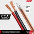 Install Link 14 Gauge Speaker Wire for Car, Home or RV Audio Cable, 100ft, CCA