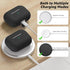 Compatible with AirPods Pro 2 Case, Soft Silicone Skin Cover with Cleaner Kit and Lanyard, Front LED Visible (Black)