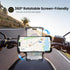 Bike Phone Holder, Motorcycle Phone Mount 360° Rotatable for iPhone 15 Pro Max/Plus, Galaxy S24 Ultra, 4.7"-7.3" Phones