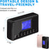 USB Charger, slitinto 60W 12A 8-Port USB Charging Station Multi Port Hub Charger with LCD Display for Multiple Devices