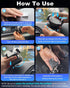 METINFUS 360 Vacuum Car Phone Holders, Upgrade Strong Suction Cup Phone Mount for Car, Adjustable Clamp Clip Phone