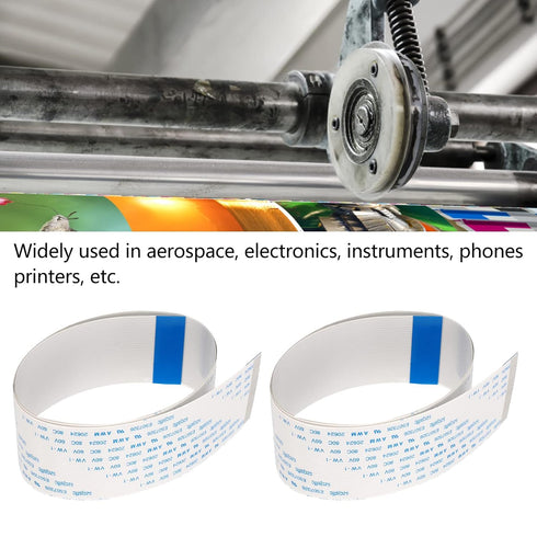 2Pcs Flexible Flat Data Cable for XP600 TX800 Printhead, 30cm Thickened Printer Cable