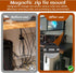 20 Pack Magnetic Zip Tie Mount Heavy Duty Magnetic Cable Zip Tie Base, Tie Mounts, Magnetism Wire Clamps, Magnet Zip