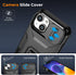 HakkTaoo 13/iPhone 14 6.1-Inch Protector(2 Packs), Case for iPhone Slide Camera Cover+Screen Military Grade Shockproof