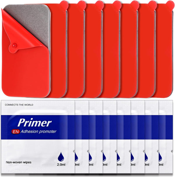 Yexiya 8 Pack Double Sided Sticky Adhesive Pads Replacement Mounting Tape for Magnetic