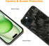 molzar Grip Series Case for iPhone 15 Plus with Real Forged Carbon Fiber, Built-in Metal Plate for Magnetic Mount,
