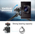 Mini Ball Head with 1/4" Hotshoe Mount Adapter, 360° Rotatable Aluminum Tripod Head for DSLR Cameras