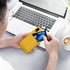 kwmobile Case Compatible with Apple iPhone XR, TPU Phone Cover with Credit Card Holder - Radiant Yellow