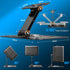 1/4" 360Adjustable DAWASAPAT Desktop Projector Stand, Table Projector Mount Adjustable Angle with Screw, Projector