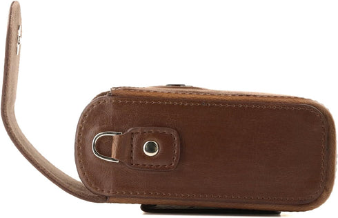 MegaGear Universal Camera Case for Sony Cyber Shot RX100 VI, Dark Brown (MG1497), PU Leather