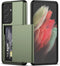 Nvollnoe for Samsung S21 Ultra Case with Card Holder, Dual Layer Heavy Duty Protective Slim Wallet Case for Galaxy S21