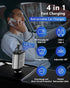 BERTHALESS 4 1 17/16/15/14/13/12/11,Galaxy,Pixel, Retractable Car Charger, in Fast Charging Car Charger with USB-C
