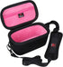 a6000/a6400/a6600/a6100/a5100 Mchoi Hard EVA Travel Case for Sony Alpha Mirrorless Digital Camera (Black and Pink)