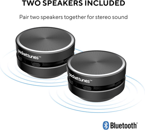 Portable Wireless Bone Conduction Bluetooth Speaker, Louder Volume, Crystal Clear Sound, Rich Bass, Mini Music Player