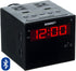 Sonnet Alarm Clock Charging Station, Bluetooth Speaker, AM FM Radio, Dual USB Charging Ports for Heavy Sleepers