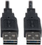 Tripp Lite Universal Reversible USB 2.0 Hi-Speed Cable, 6-ft, Black (Reversible A to A M/M)