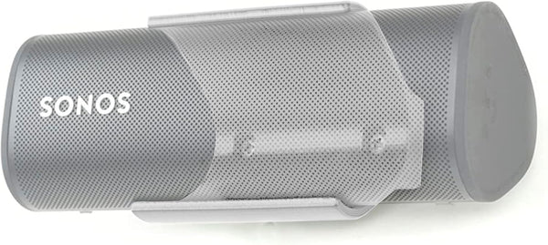 Spartan Mounts Bluetooth Speaker WHITE Wall Mount for SONOS ROAM - Low Profile Design, Black