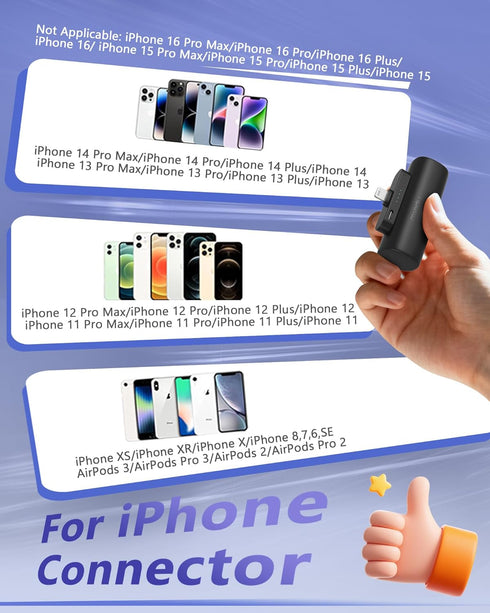 Miady 4-Pack 5000mAh Bulk Portable Chargers