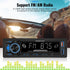 UNITOPSCI Single Din Bluetooth Multimedia Car Stereo Radio, Bluetooth Hands-Free Calling, FM Radio, AUX in/Dual USB