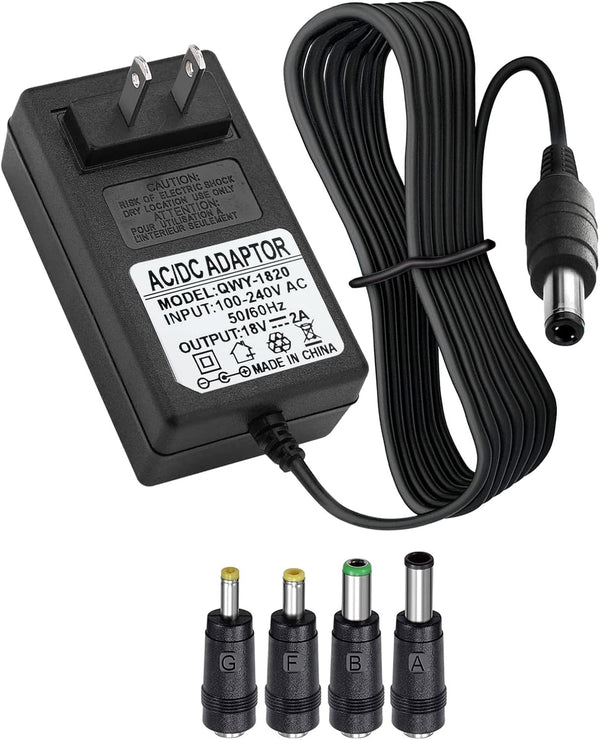 18V DC Adapter Charger Compatible for Altec Lansing mix 2.0 Rockbox XL IMW999, Bluetooth Speakers, Brookstone Big Blue