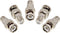 Boobrie F-Type to BNC Coax Adapter, 5 Pack BNC/F Female Coaxial Cable Connector for CCTV Camera and Satellite Scanner