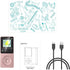 AGPTEK A02PL 64GB MP3 70 128GB(Rose Player, Hours Playback Lossless Sound Music Player, Supports up to Gold)